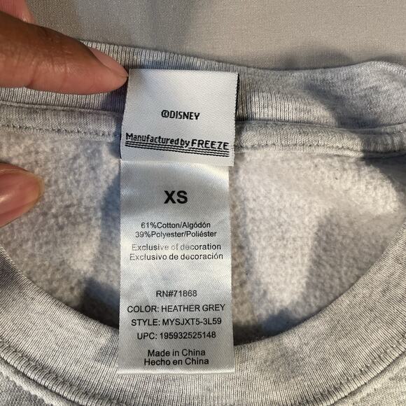 Disney Mickey Mouse Los Angeles California Lined Sweatshirt Women’s Size XS - Picture 6 of 9